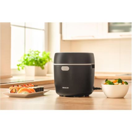 Sencor - Cuiseur à riz 350 W/230 V 0,6 l noir