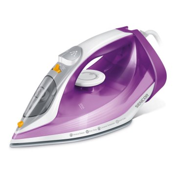 Sencor - Fer à repasser à vapeur 2400W/230V violet/blanc
