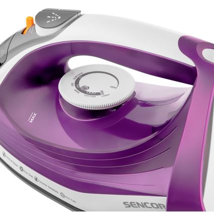 Sencor - Fer à repasser à vapeur 2400W/230V violet/blanc