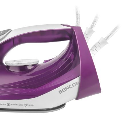 Sencor - Fer à repasser à vapeur 2400W/230V violet/blanc