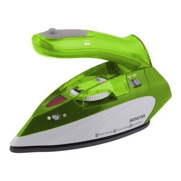 Sencor - Fer à repasser à vapeur de voyage 1100W/115V/230V vert