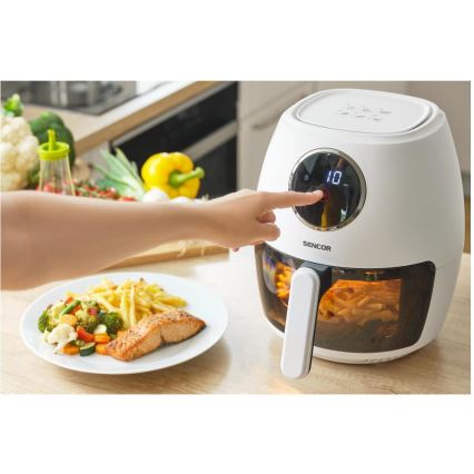 Sencor - Friteuse à air chaud 3,5 l 1300W/230V blanche