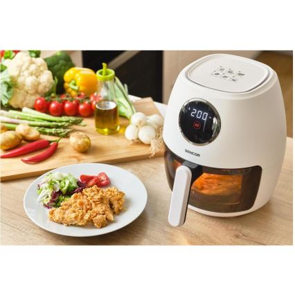 Sencor - Friteuse à air chaud 3,5 l 1300W/230V blanche