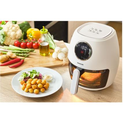 Sencor - Friteuse à air chaud 3,5 l 1300W/230V blanche