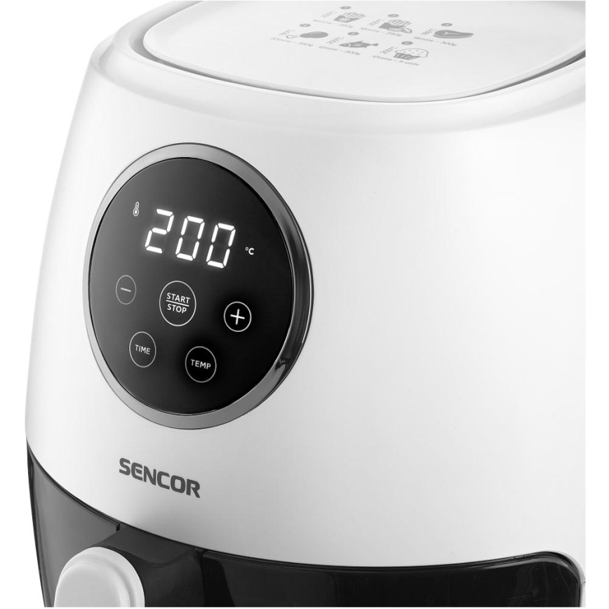 Sencor - Friteuse à air chaud 3,5 l 1300W/230V blanche