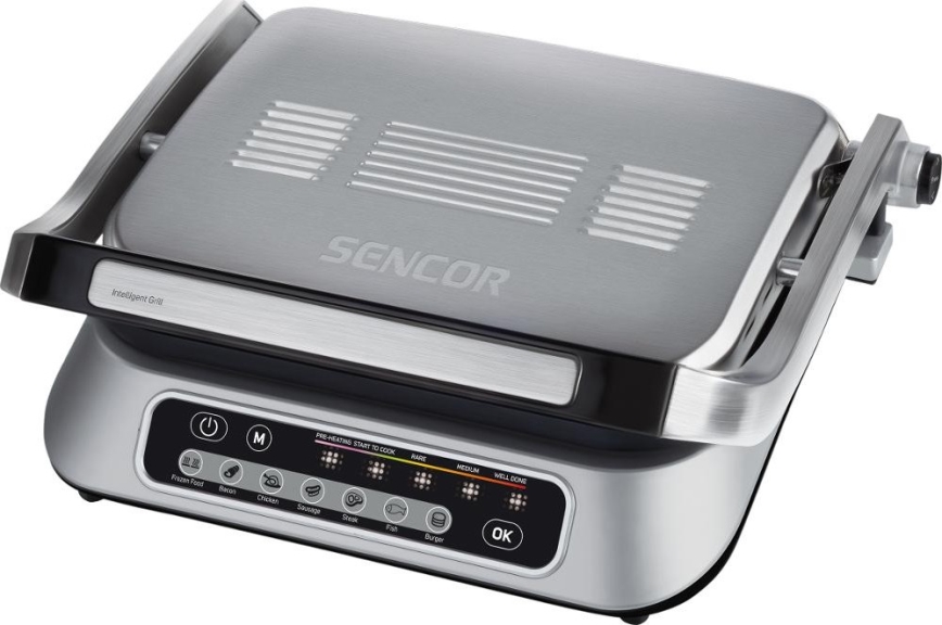 Sencor - Grill de contact 2100W/230V chrome mat