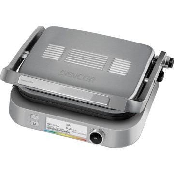 Sencor - Grill de contact 2100W/230V chrome mat