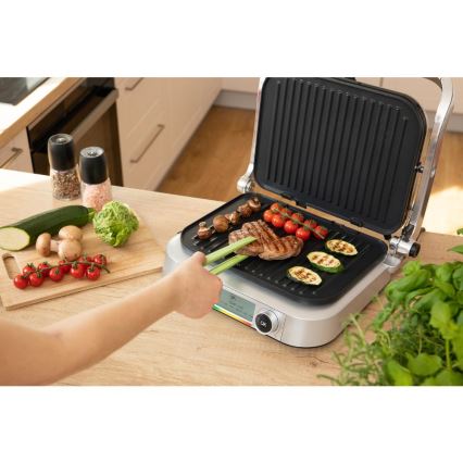 Sencor - Grill de contact 2100W/230V chrome mat