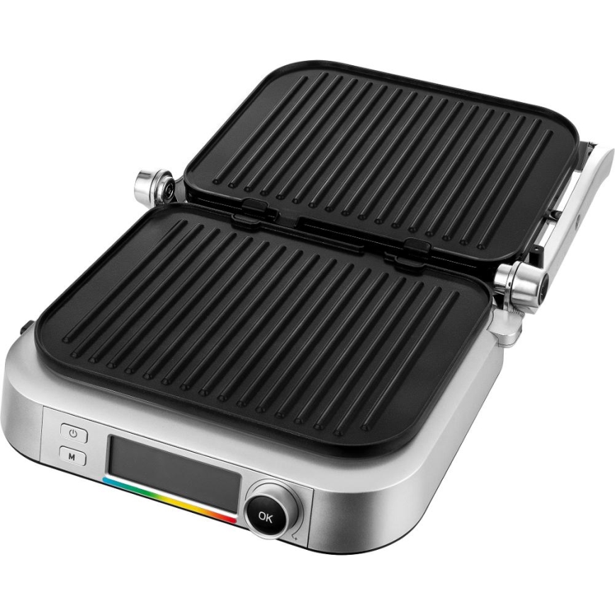 Sencor - Grill de contact 2100W/230V chrome mat