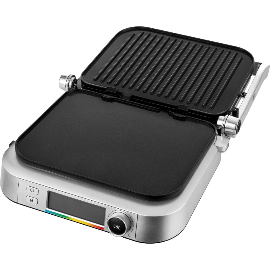 Sencor - Grill de contact 2100W/230V chrome mat