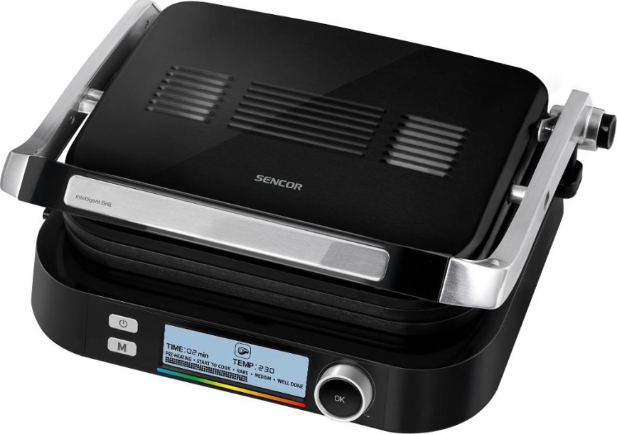 Sencor - Grill de contact 2100W/230V noir