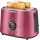Sencor - Grille-pain 2 fentes avec support réchauffe-pains 1000W/230V, rose