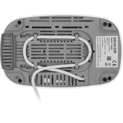 Sencor - Grille-pain à deux emplacements 750W/230V blanc