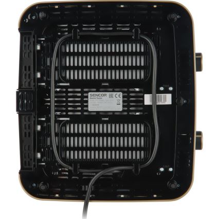 Sencor - Grille-pain à quatre fentes 1600 W/230 V, noir/beige