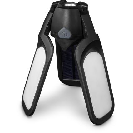 Sencor - Lanterne de camping rechargeable à LED avec panneau solaire LED/3W/1600 mAh IPX4