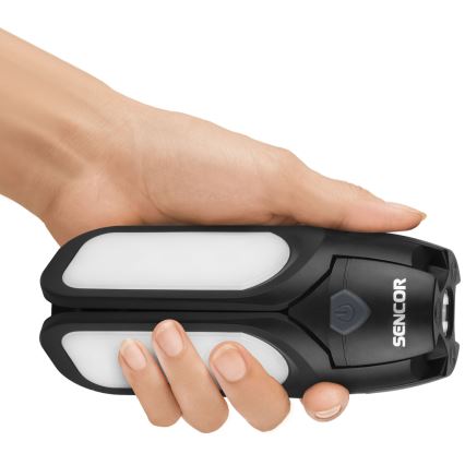 Sencor - Lanterne de camping rechargeable à LED avec panneau solaire LED/3W/1600 mAh IPX4