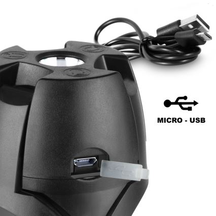 Sencor - Lanterne de camping rechargeable à LED avec panneau solaire LED/3W/1600 mAh IPX4