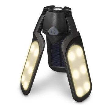 Sencor - Lampe de camping rechargeable LED avec panneau solaire LED/3W/1600 mAh IPX4