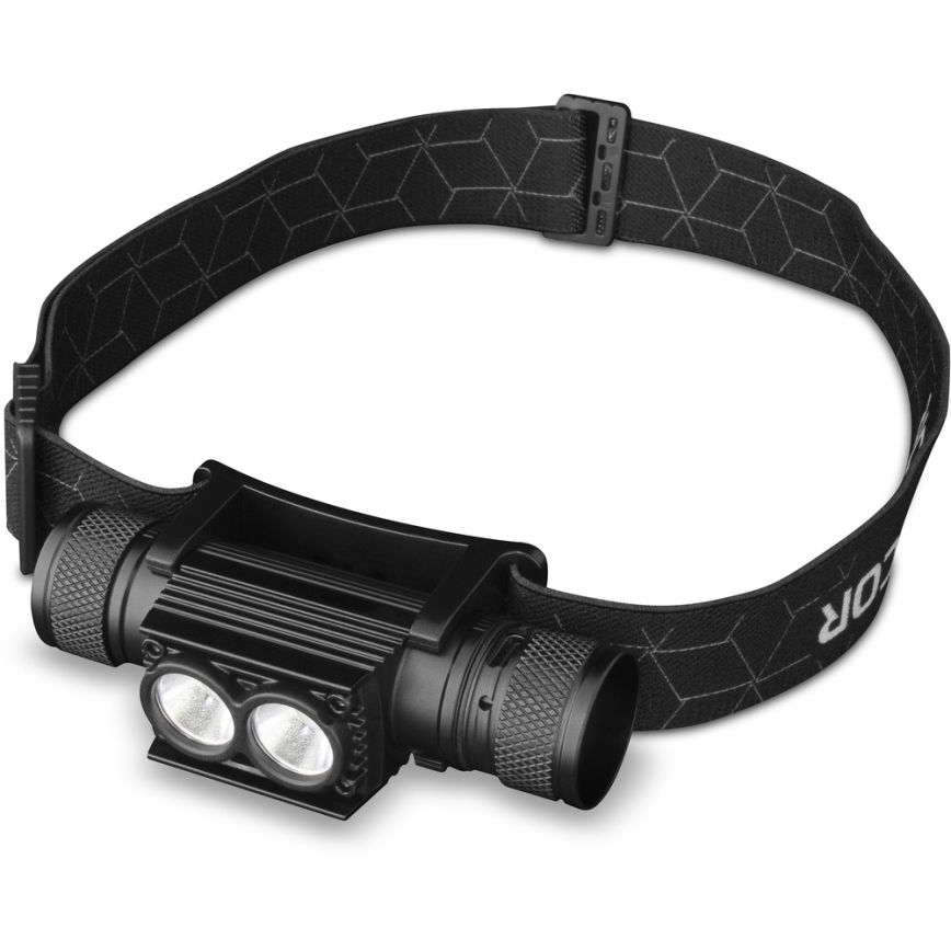 Sencor - Lampe frontale en aluminium rechargeable LED/10W/2600 mAh IP66