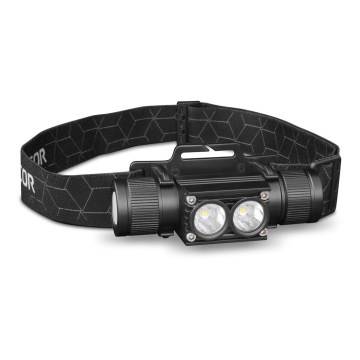Sencor - Lampe frontale rechargeable en aluminium LED/5W/2600 mAh IP65
