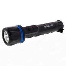 Sencor - Lampe torche LED/2xAA IP62 bleue