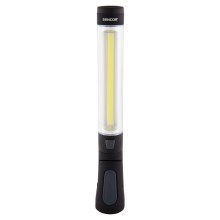 Sencor - Lampe torche LED/3W/COB + LED/1W/4xAAA