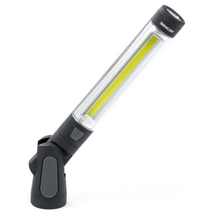 Sencor - Lampe torche LED/3W/COB + LED/1W/4xAAA