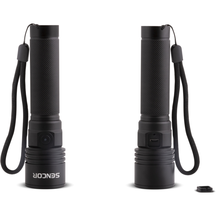 Sencor - Lampe torche rechargeable LED/3W/3,7V 2000 mAh IPX4