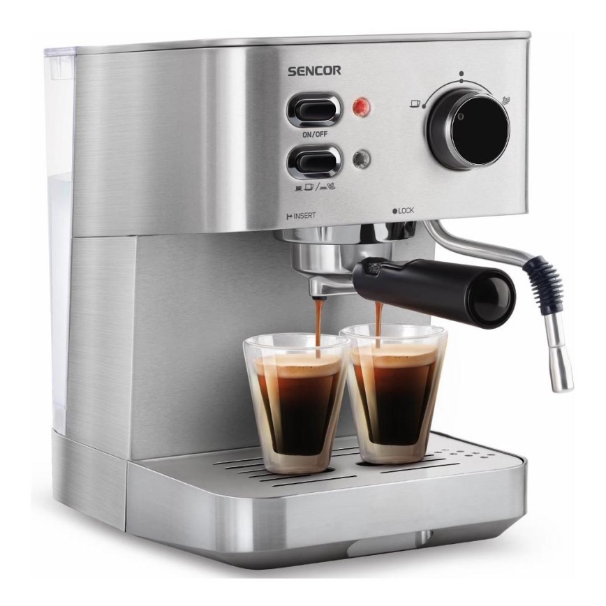 Sencor - Machine à café à levier expresso/cappuccino 1050W/230V