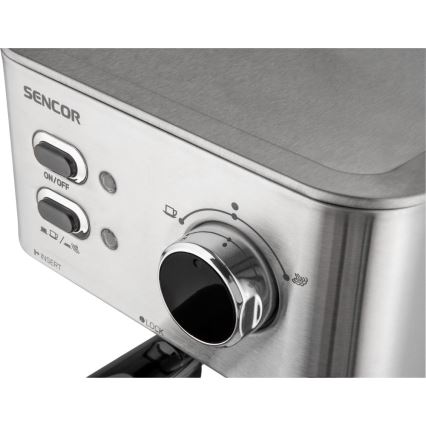 Sencor - Machine à café à levier expresso/cappuccino 1050W/230V