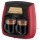Sencor - Machine à café avec deux mugs 500W/230V rouge/noir