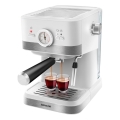 Sencor - Machine à espresso à levier 1050W/230V blanc/chrome mat