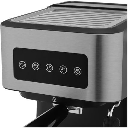 Sencor - Machine à expresso manuelle 1050 W/230 V noir/chrome mat