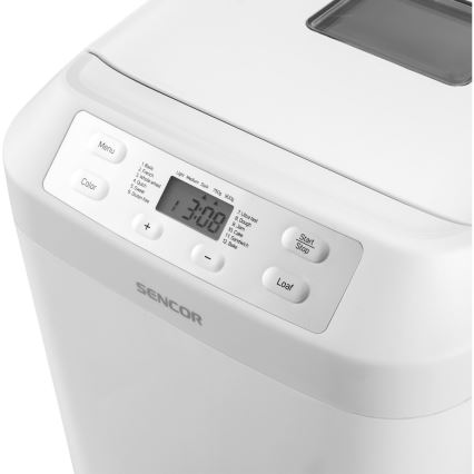 Sencor - Machine à pain maison avec écran LCD 550W/230V