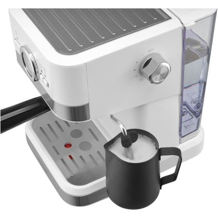 Sencor - Machine à espresso à levier 1050W/230V blanc/chrome mat