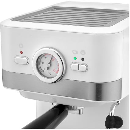 Sencor - Machine à espresso à levier 1050W/230V blanc/chrome mat