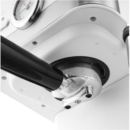 Sencor - Machine à espresso à levier 1050W/230V blanc/chrome mat