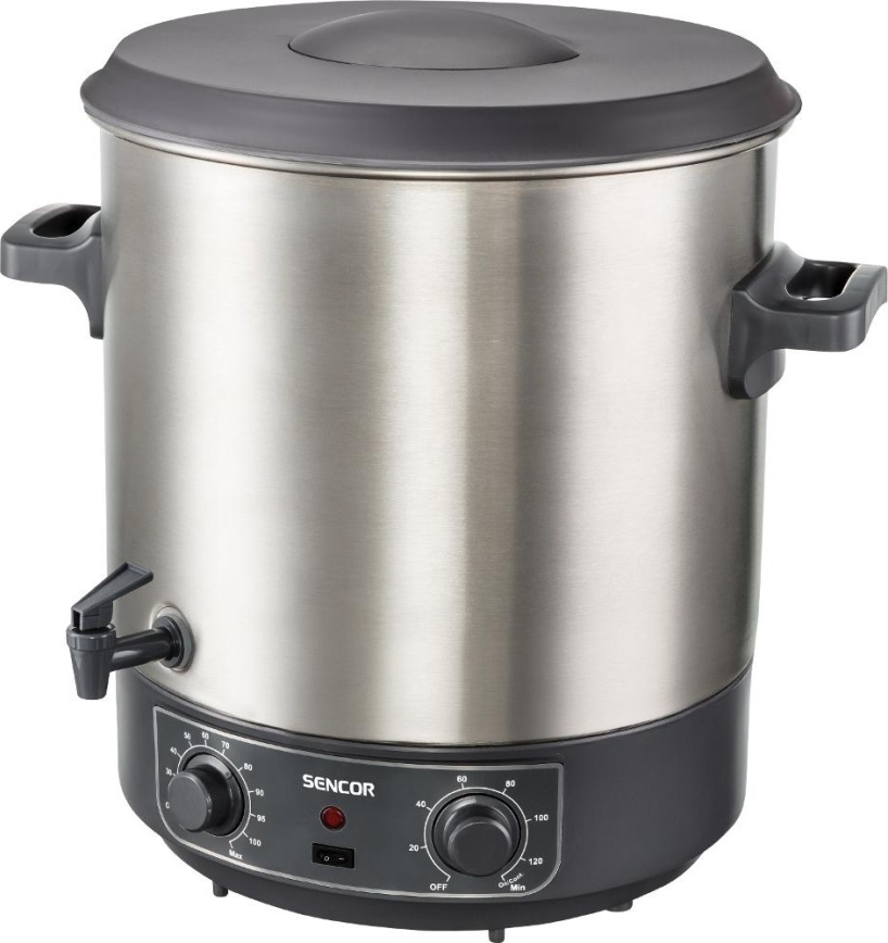 Sencor - Marmite de mise en conserve 27 l 1800W/230V inox/gris