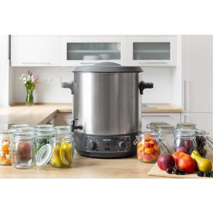 Sencor - Marmite de mise en conserve 27 l 1800W/230V inox/gris