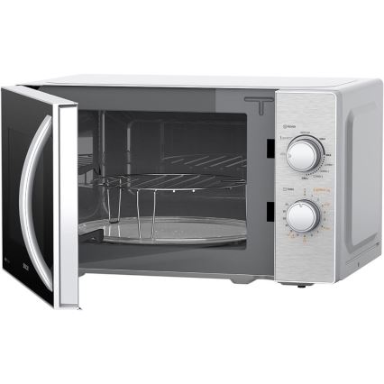 Sencor - Micro-ondes avec fonction gril 700W/1000W/230V 20 l chrome mat