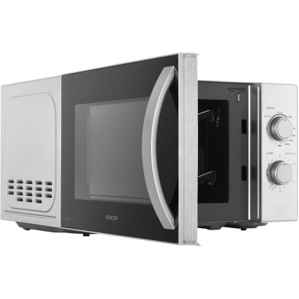 Sencor - Micro-ondes avec fonction gril 700W/1000W/230V 20 l chrome mat