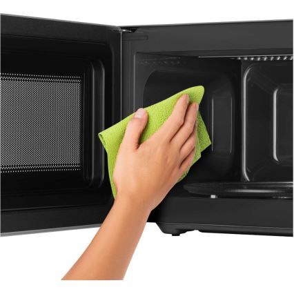 Sencor - Micro-ondes avec fonction gril 700W/1000W/230V 20 l chrome mat