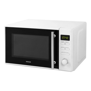 Sencor - Micro-ondes avec fonction grill 700W/1000W/230V 20 l blanc