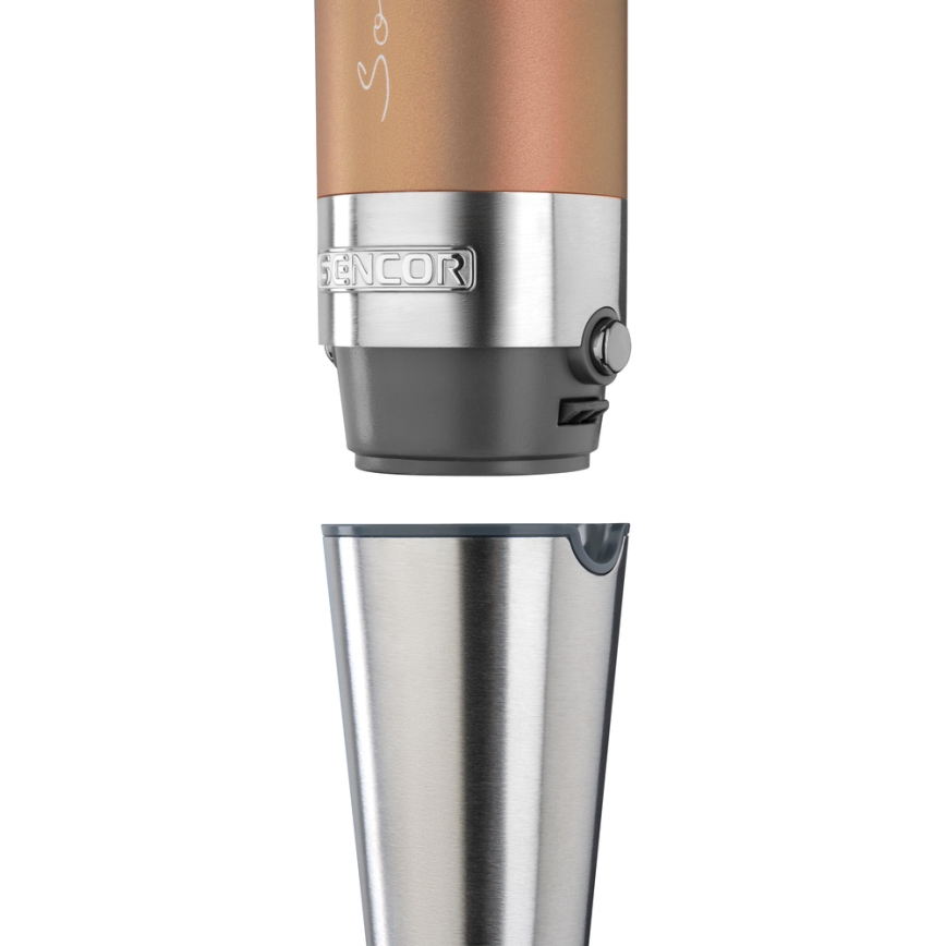 Sencor - Mixeur plongeant 4in1 1200W/230V acier inoxydable/cuivre
