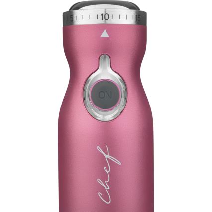 Sencor - Mixeur plongeant 4in1 1200W/230V acier inoxydable/rose