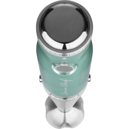 Sencor - Mixeur plongeant 4in1 1200W/230V acier inoxydable/turquoise