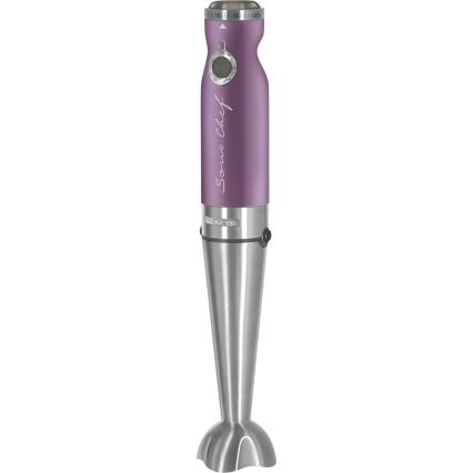 Sencor - Mixeur plongeant 4in1 1200W/230V acier inoxydable/violet