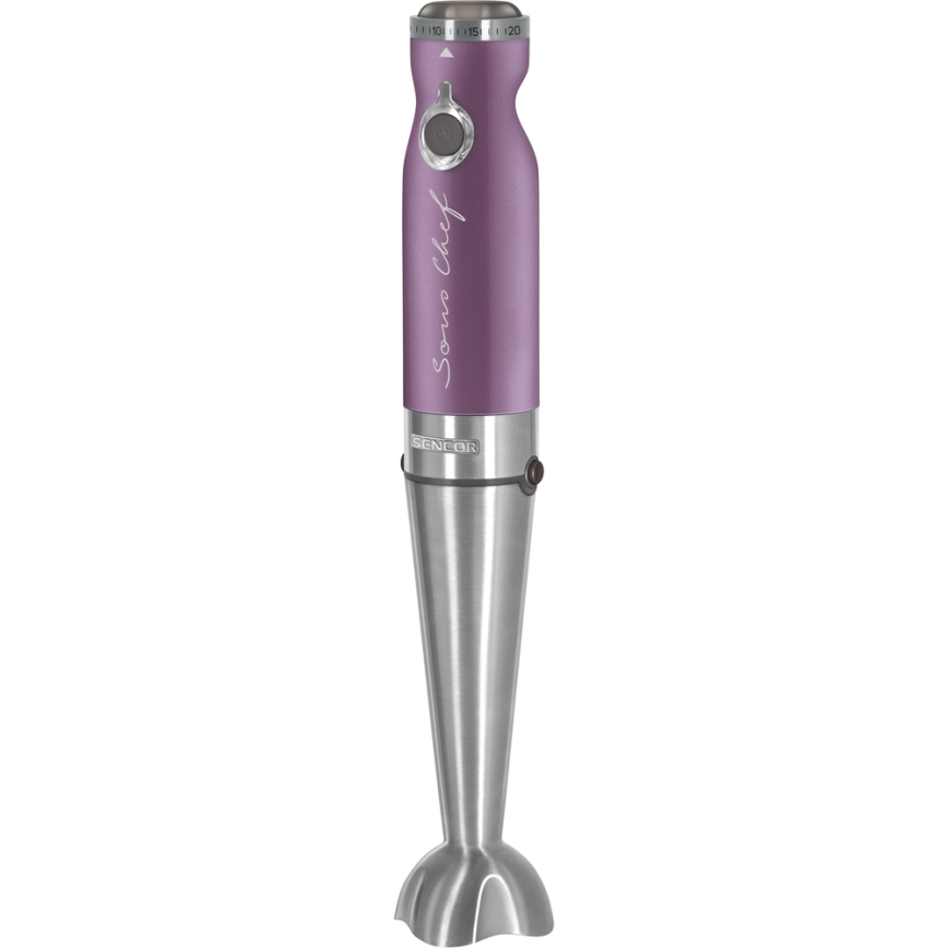 Sencor - Mixeur plongeant 4in1 1200W/230V acier inoxydable/violet