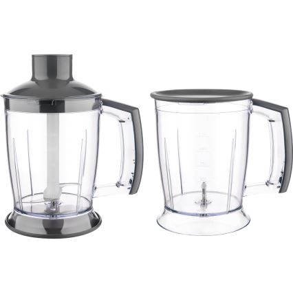 Sencor - Mixeur plongeant 4in1 1200W/230V acier inoxydable/violet