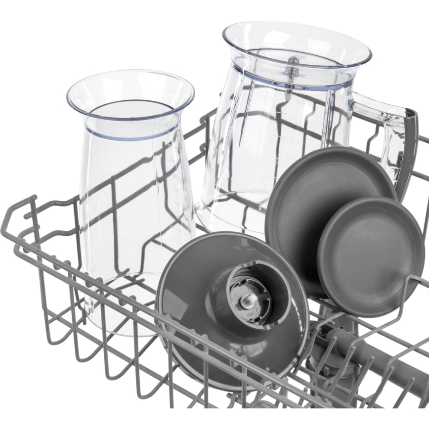 Sencor - Mixeur plongeant 4in1 1200W/230V acier inoxydable/violet